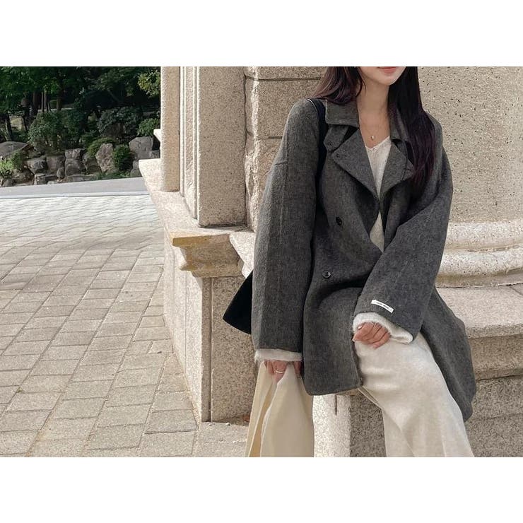 襟付きダブルブレストメルトンジャケット | Ulysses | 詳細画像8 