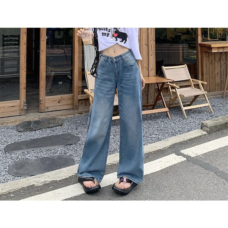 サイドスリットデニムワイドパンツ | Ulysses | 詳細画像8 