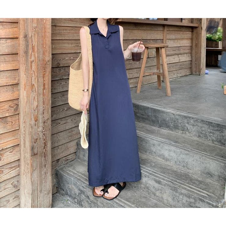 ボタンダウン袖なしワンピース | Ulysses | 詳細画像5 