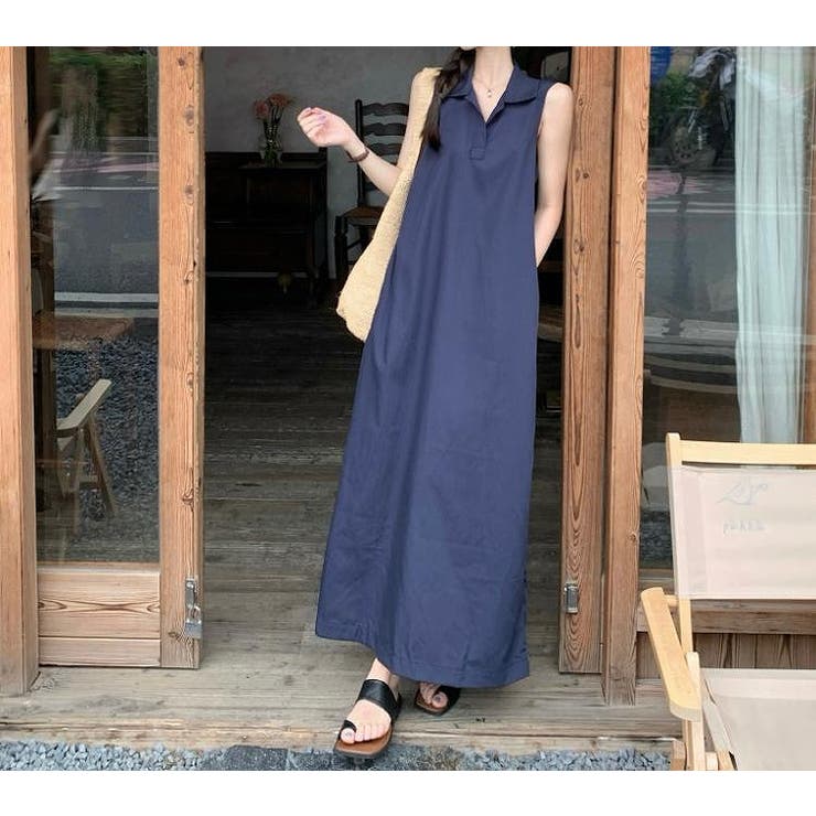 ボタンダウン袖なしワンピース | Ulysses | 詳細画像7 