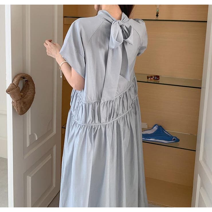 リボン半袖ワンピース | Ulysses | 詳細画像2 