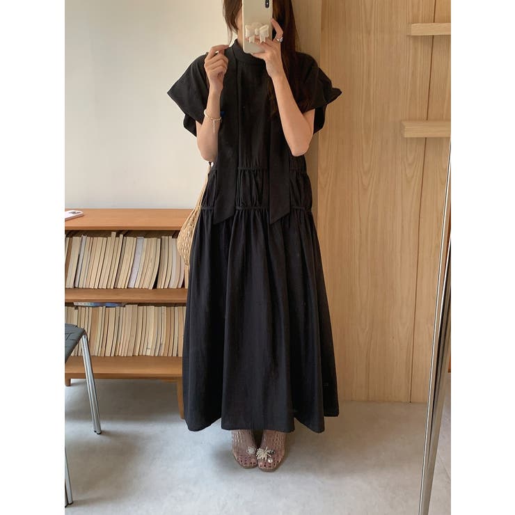 リボン半袖ワンピース | Ulysses | 詳細画像8 