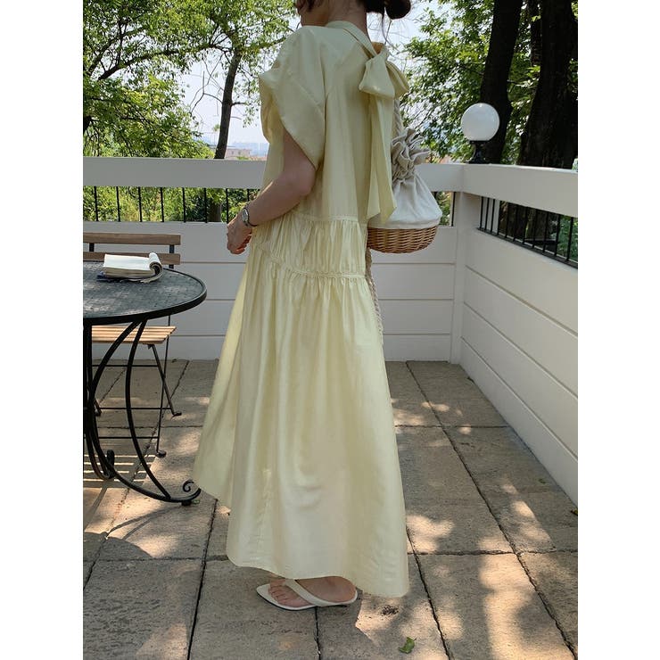 リボン半袖ワンピース | Ulysses | 詳細画像10 