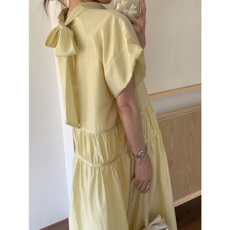 リボン半袖ワンピース | Ulysses | 詳細画像12 