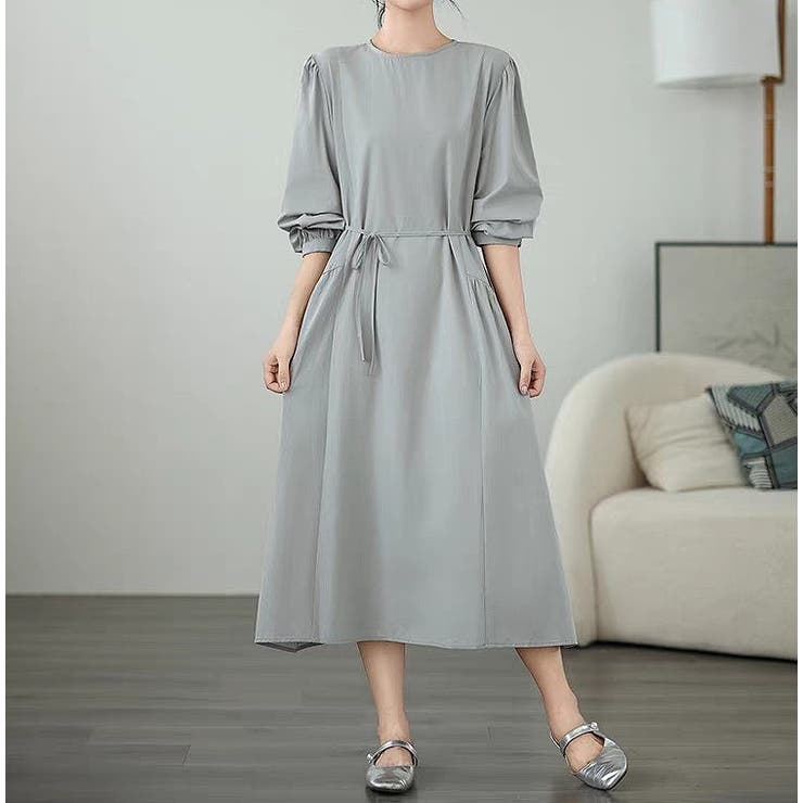 リボン長袖ワンピース | Ulysses | 詳細画像2 