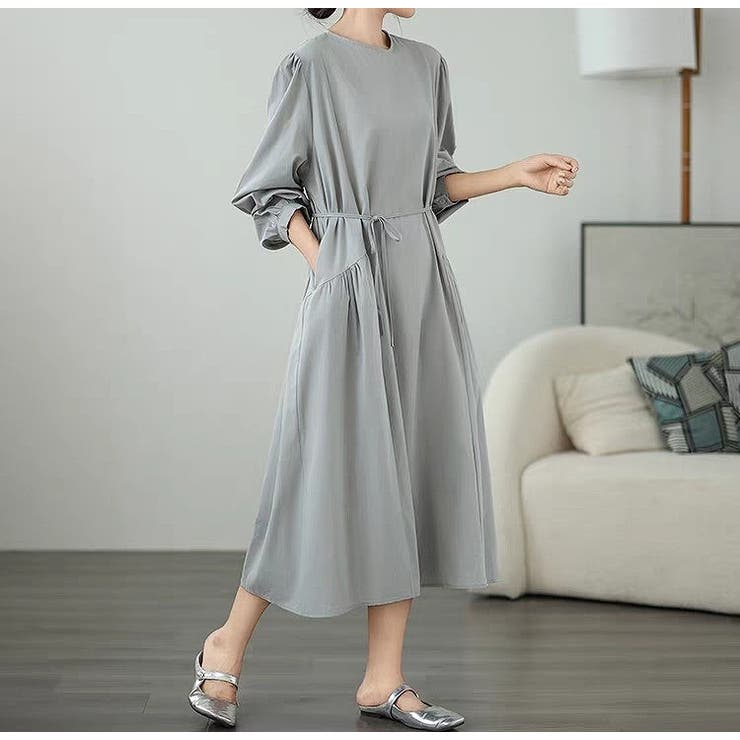 リボン長袖ワンピース | Ulysses | 詳細画像3 