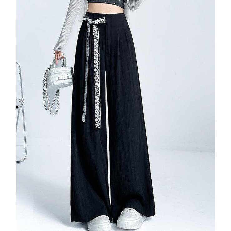 レースリボンワイドパンツ | Ulysses | 詳細画像5 