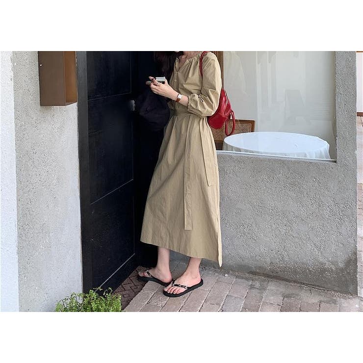 リボン長袖ワンピース | Ulysses | 詳細画像2 