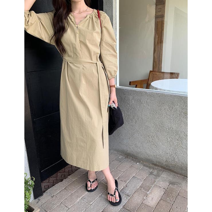 リボン長袖ワンピース | Ulysses | 詳細画像3 