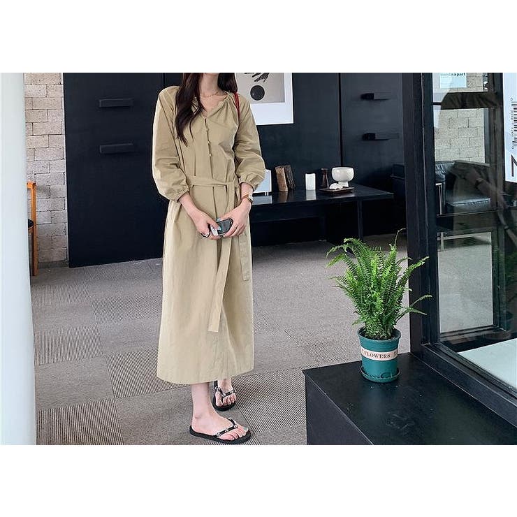 リボン長袖ワンピース | Ulysses | 詳細画像8 