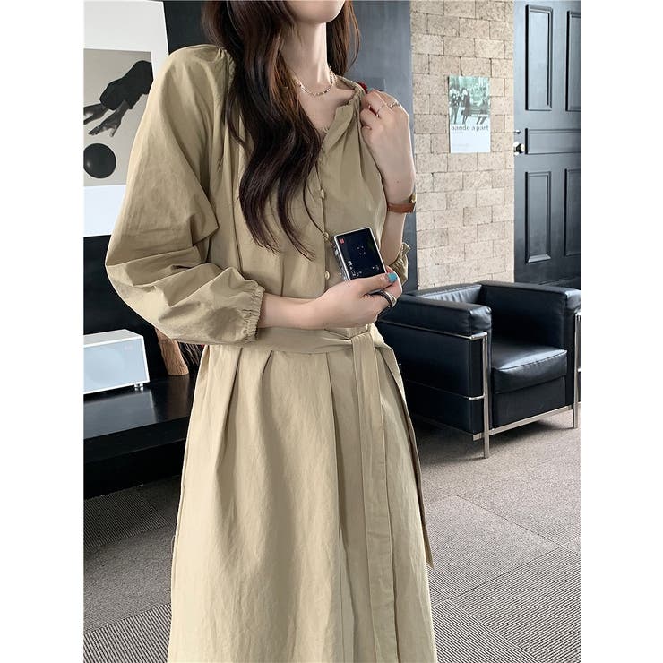 リボン長袖ワンピース | Ulysses | 詳細画像9 