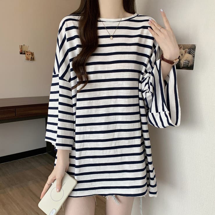 ネイビー | ボーダーTEE | Ulysses