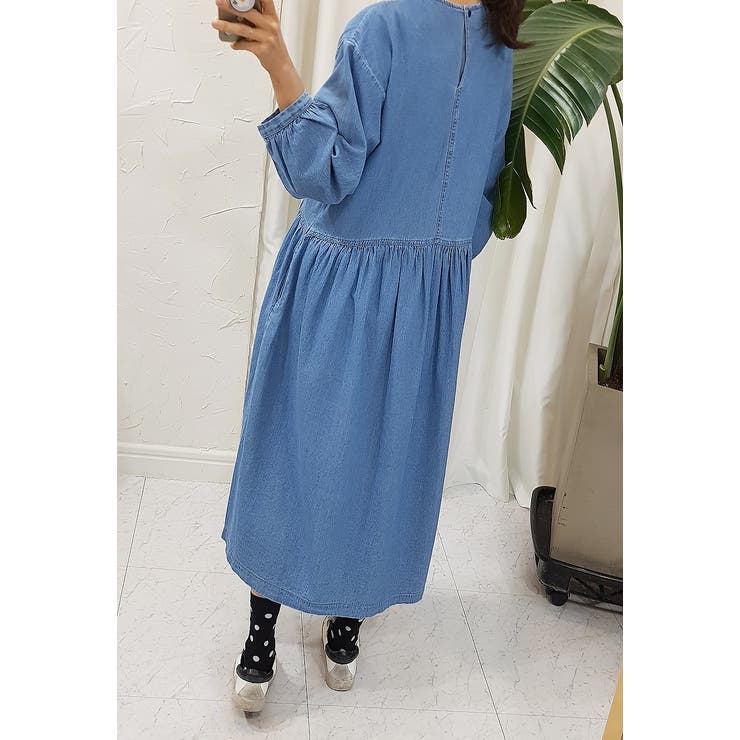 長袖デニムワンピース | Ulysses | 詳細画像2 