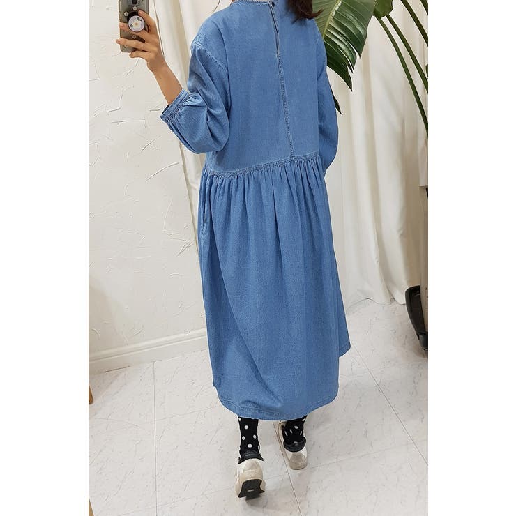 長袖デニムワンピース | Ulysses | 詳細画像3 