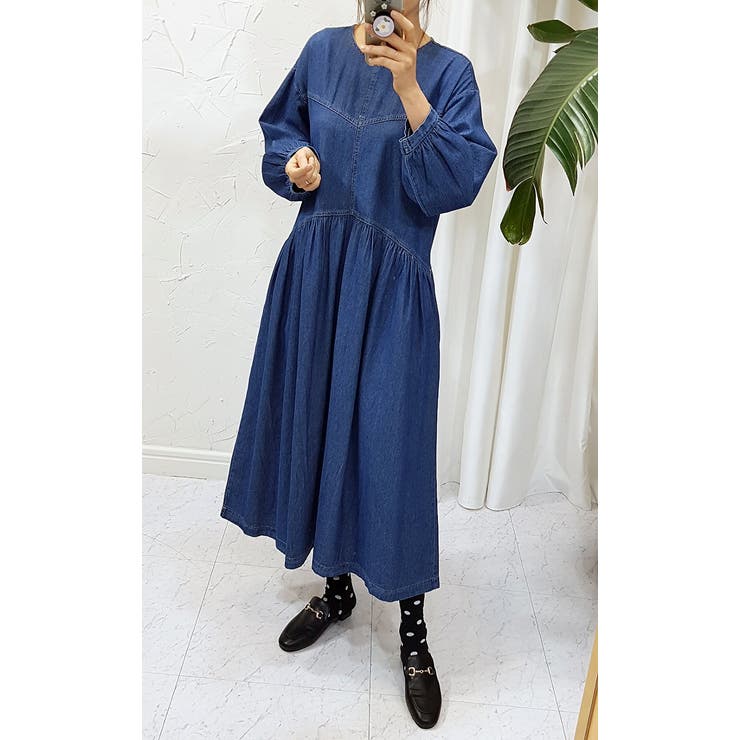 長袖デニムワンピース | Ulysses | 詳細画像6 