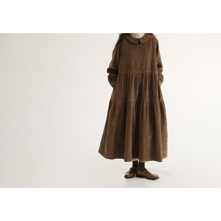 長袖デカ襟コーデュロイワンピース | Ulysses | 詳細画像5 