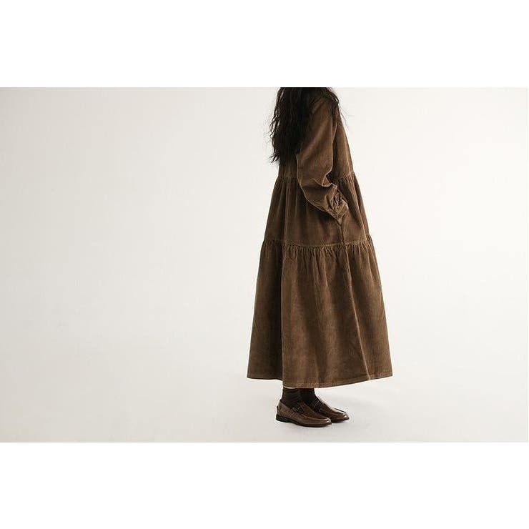 長袖デカ襟コーデュロイワンピース | Ulysses | 詳細画像6 