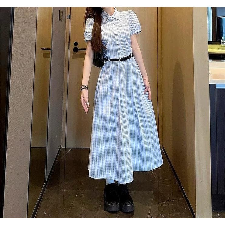 ベルト付き半袖シャツワンピース | Ulysses | 詳細画像2 