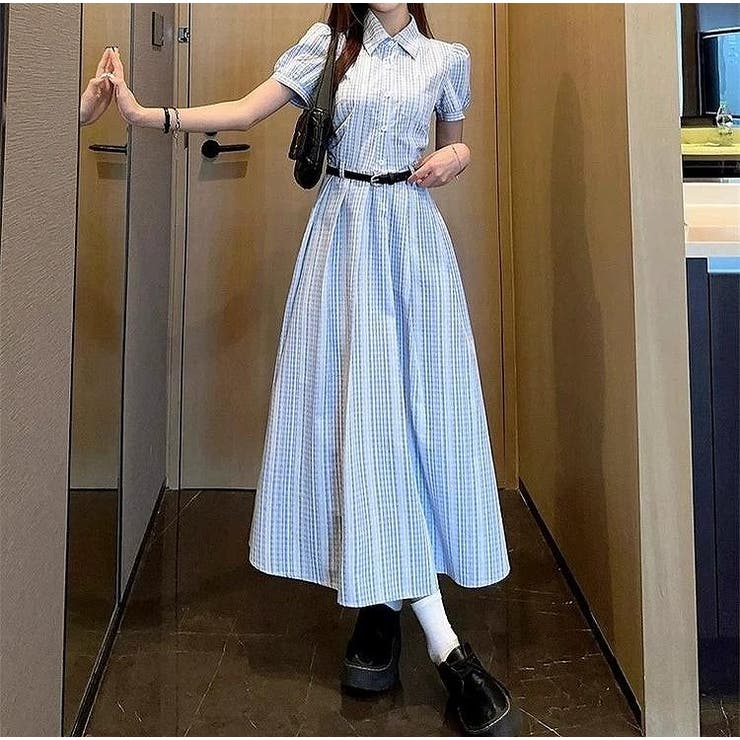 ベルト付き半袖シャツワンピース | Ulysses | 詳細画像4 