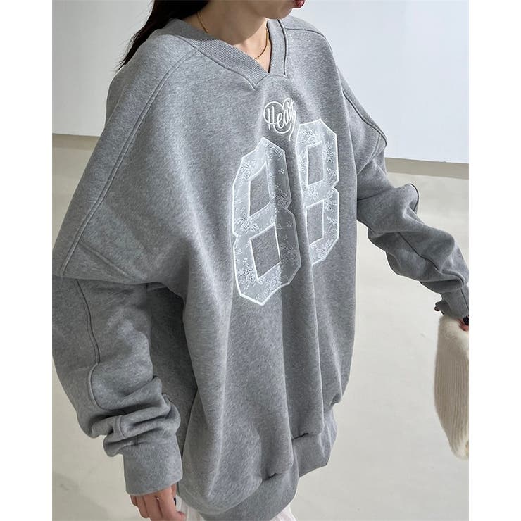 刺繍長袖トレーナー | Ulysses | 詳細画像3 