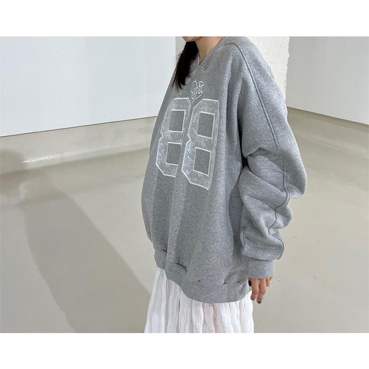 刺繍長袖トレーナー | Ulysses | 詳細画像4 