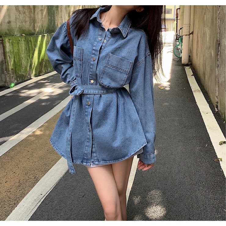 襟付きシングルブレストデニムジャケット | Ulysses | 詳細画像4 