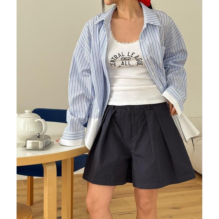 切り替えストライプ長袖シャツ | Ulysses | 詳細画像4 