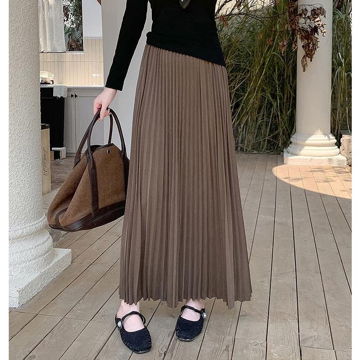 ブラウン | プリーツスカート | Ulysses