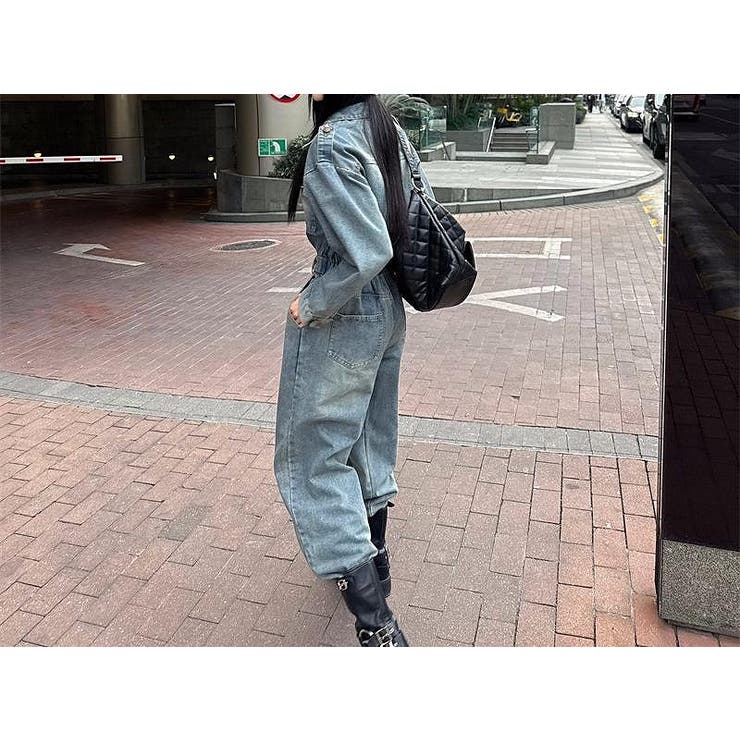 デニム長袖サロペット | Ulysses | 詳細画像4 