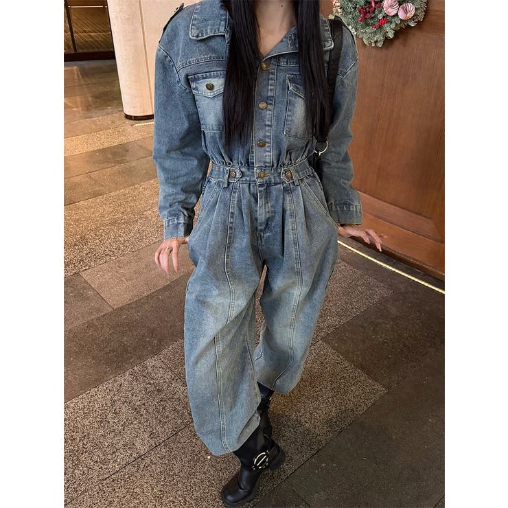 デニム長袖サロペット | Ulysses | 詳細画像7 