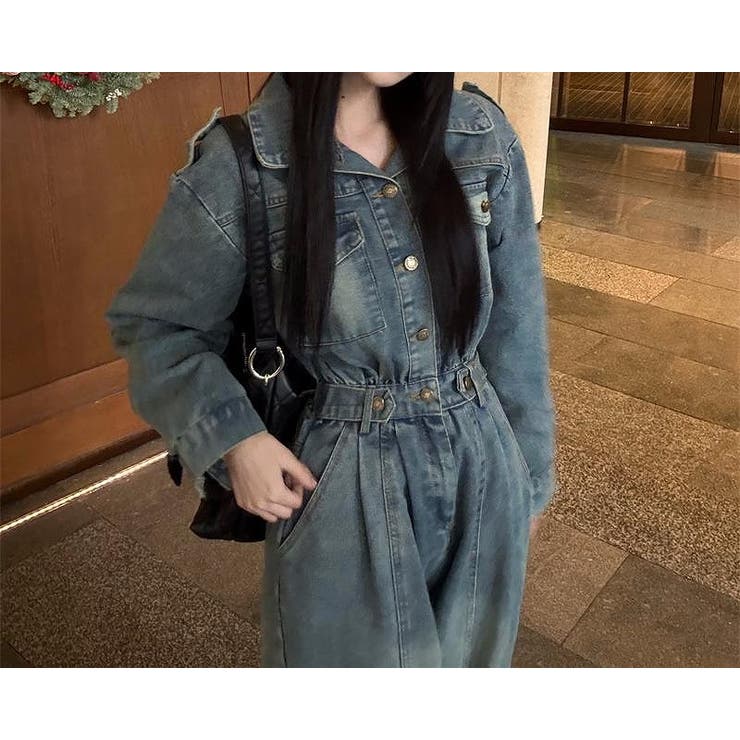 デニム長袖サロペット | Ulysses | 詳細画像8 