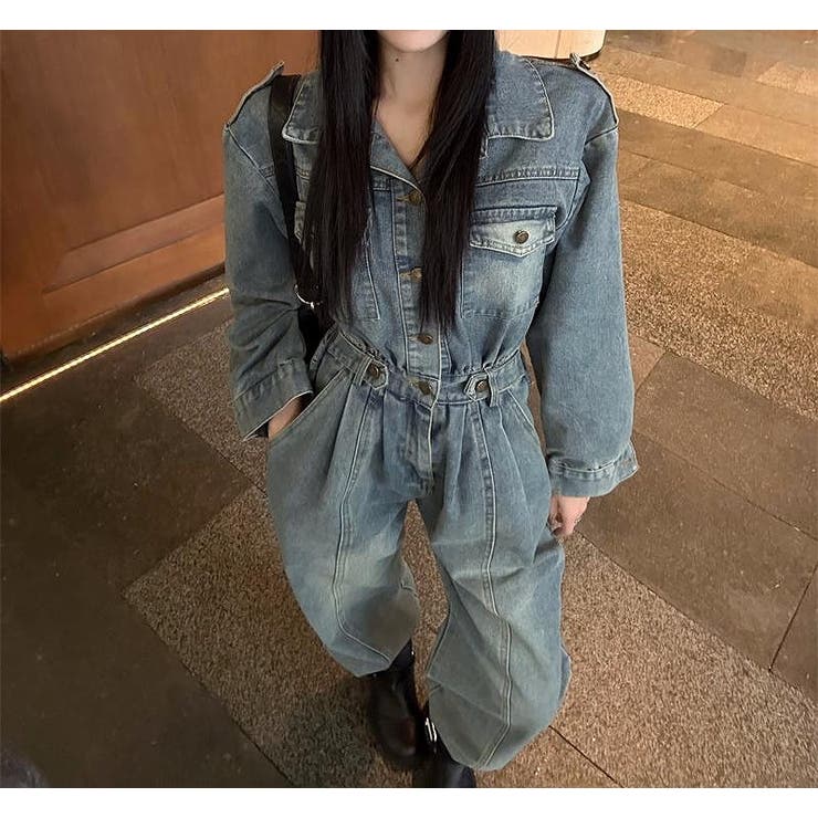 デニム長袖サロペット | Ulysses | 詳細画像9 