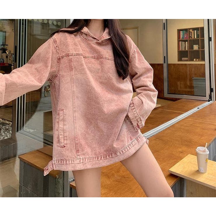 フード付きデニムトレーナー | Ulysses | 詳細画像5 