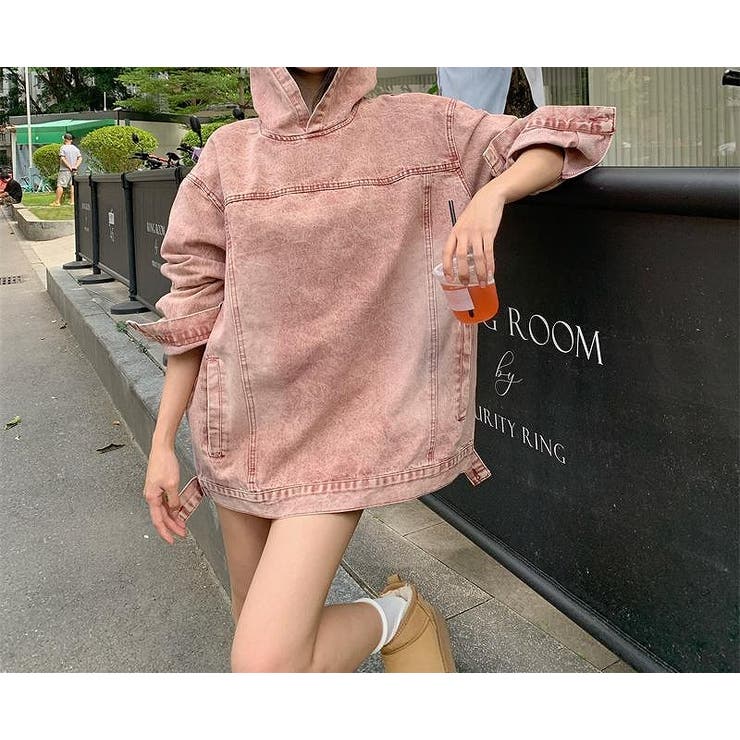 フード付きデニムトレーナー | Ulysses | 詳細画像8 