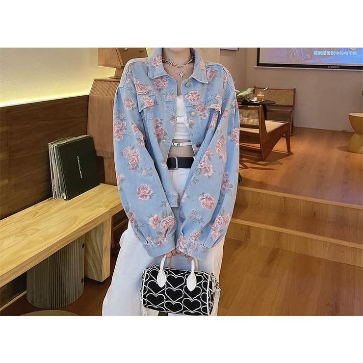 フラワープリントデニムジャケット | Ulysses | 詳細画像1 