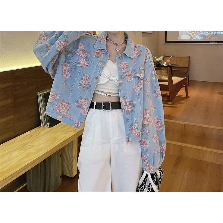 フラワープリントデニムジャケット | Ulysses | 詳細画像4 