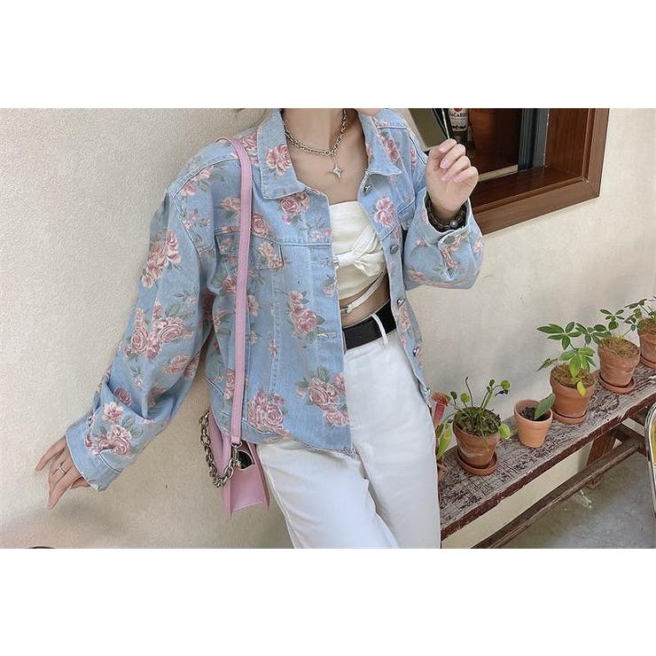 フラワープリントデニムジャケット | Ulysses | 詳細画像6 