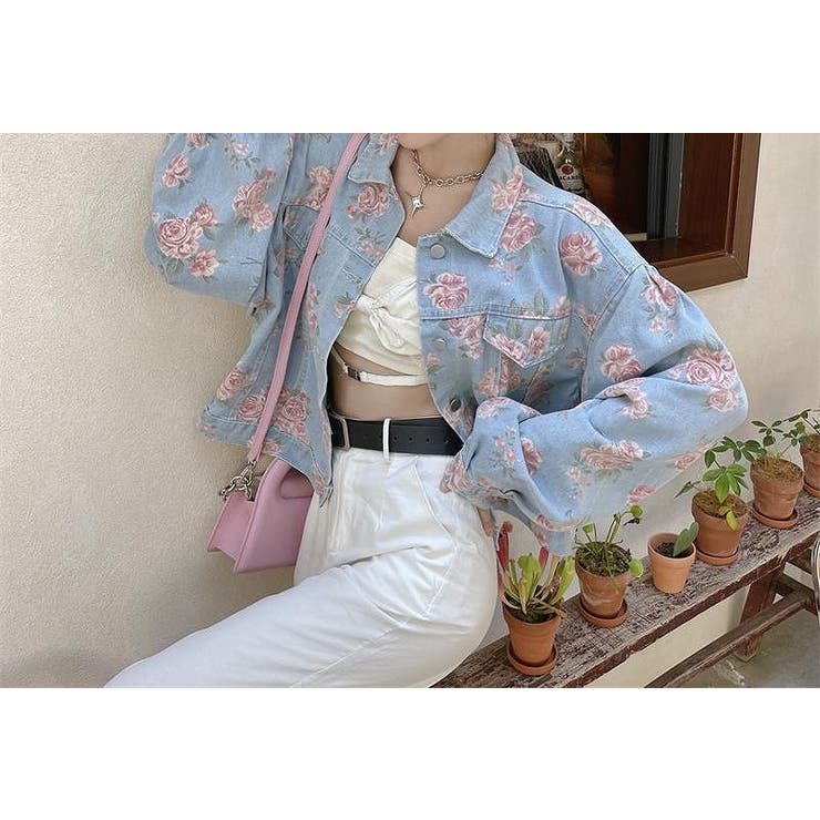 フラワープリントデニムジャケット | Ulysses | 詳細画像7 