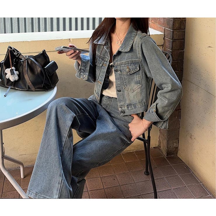 長袖ショートデニムジャケット | Ulysses | 詳細画像1 