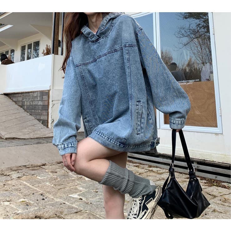 フード付きデニムトレーナー | Ulysses | 詳細画像4 