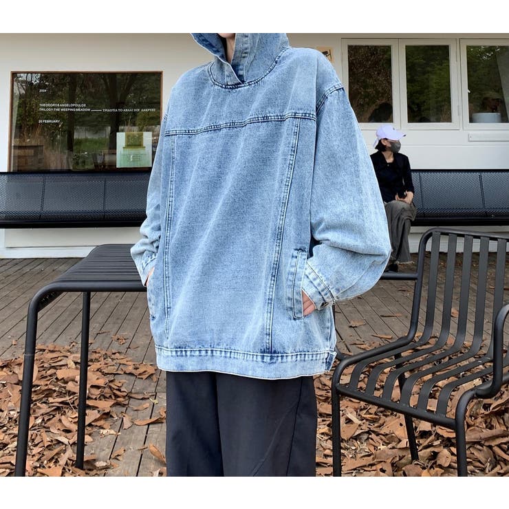 フード付きデニムトレーナー | Ulysses | 詳細画像8 