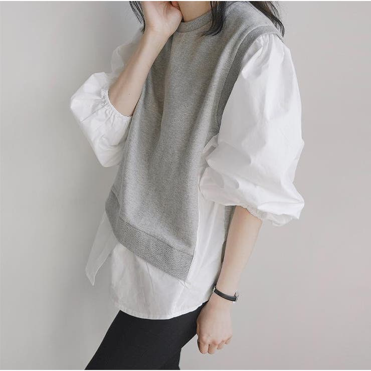 レイヤード風長袖トップス | Ulysses | 詳細画像2 