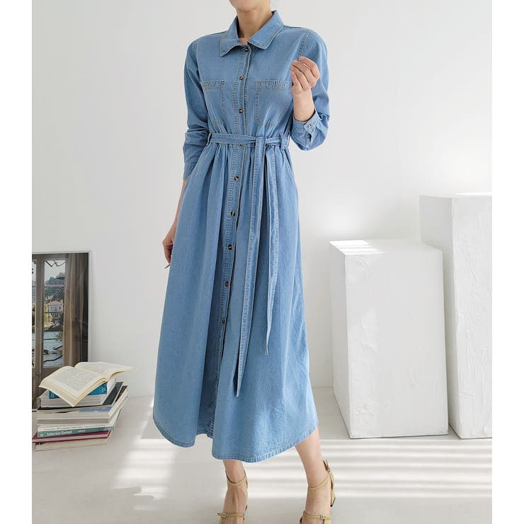 ライトブルー | デニムシャツワンピース | Ulysses