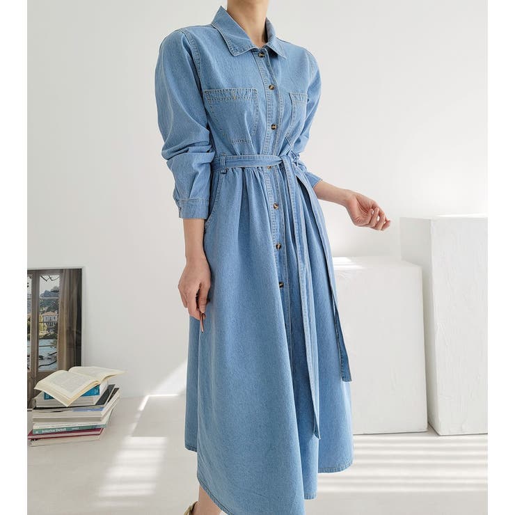 デニムシャツワンピース | Ulysses | 詳細画像1 