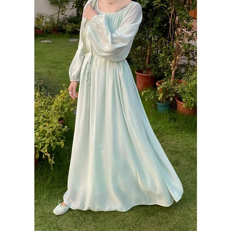 リボン長袖ロングワンピース | Ulysses | 詳細画像7 