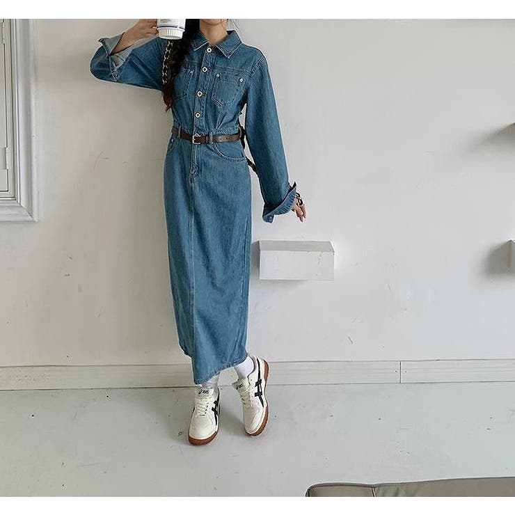 デニム長袖ワンピース | Ulysses | 詳細画像7 