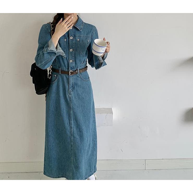 デニム長袖ワンピース | Ulysses | 詳細画像9 