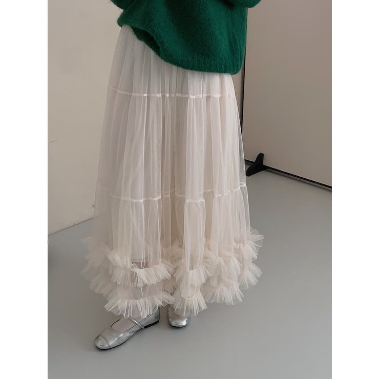 ベージュ | チュールスカート | Ulysses