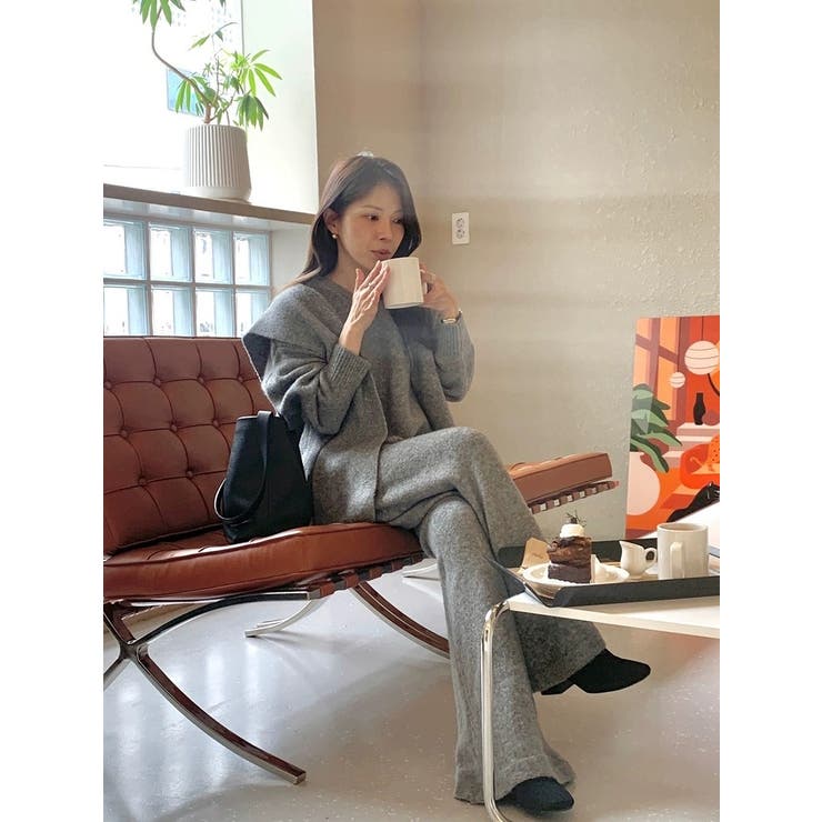 ニットトップスワイドパンツセットアップ | Ulysses | 詳細画像5 