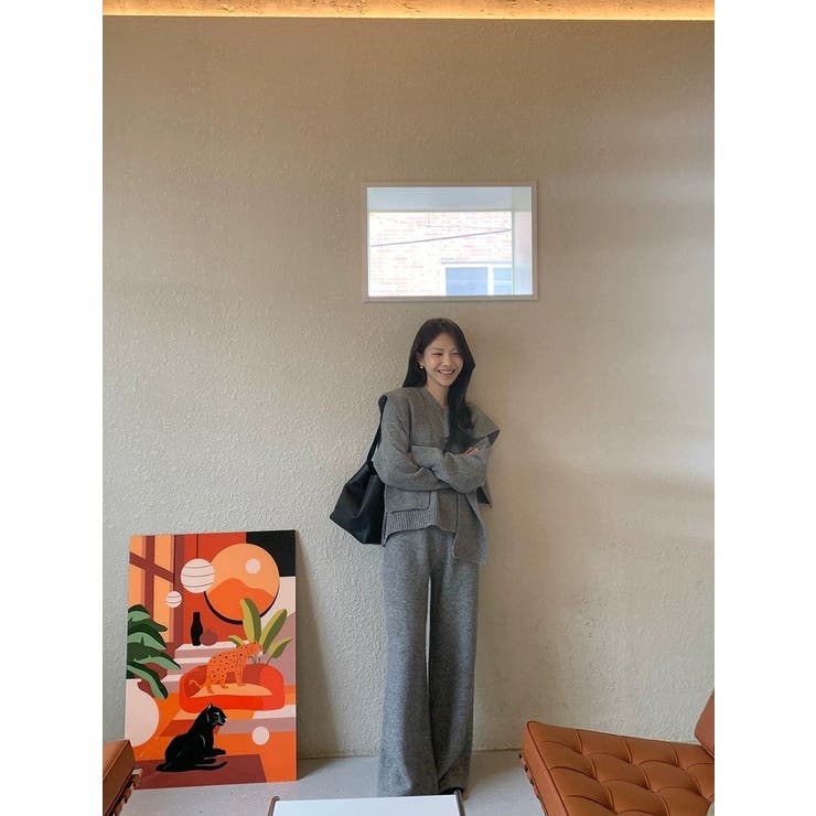 ニットトップスワイドパンツセットアップ | Ulysses | 詳細画像6 